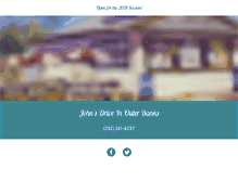 Tablet Screenshot of johnsdrivein.com